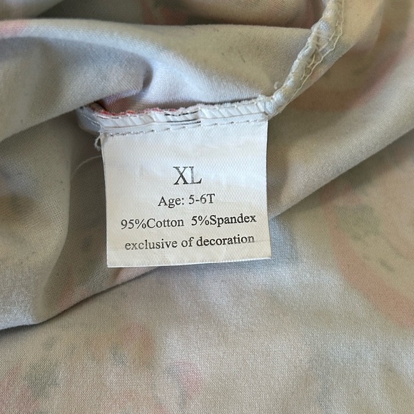 Sz5-6 Blue Knit Santa Pajamas - Picture 6 of 6